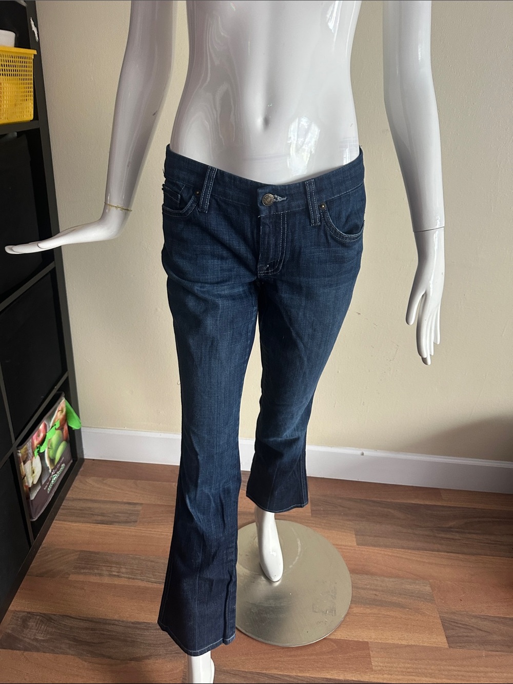 7 For All Mankind Dark Indigo Flare Jeans
